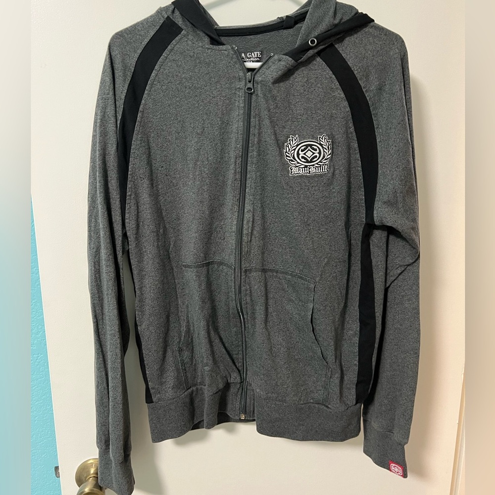 Zip up with a hoodie
